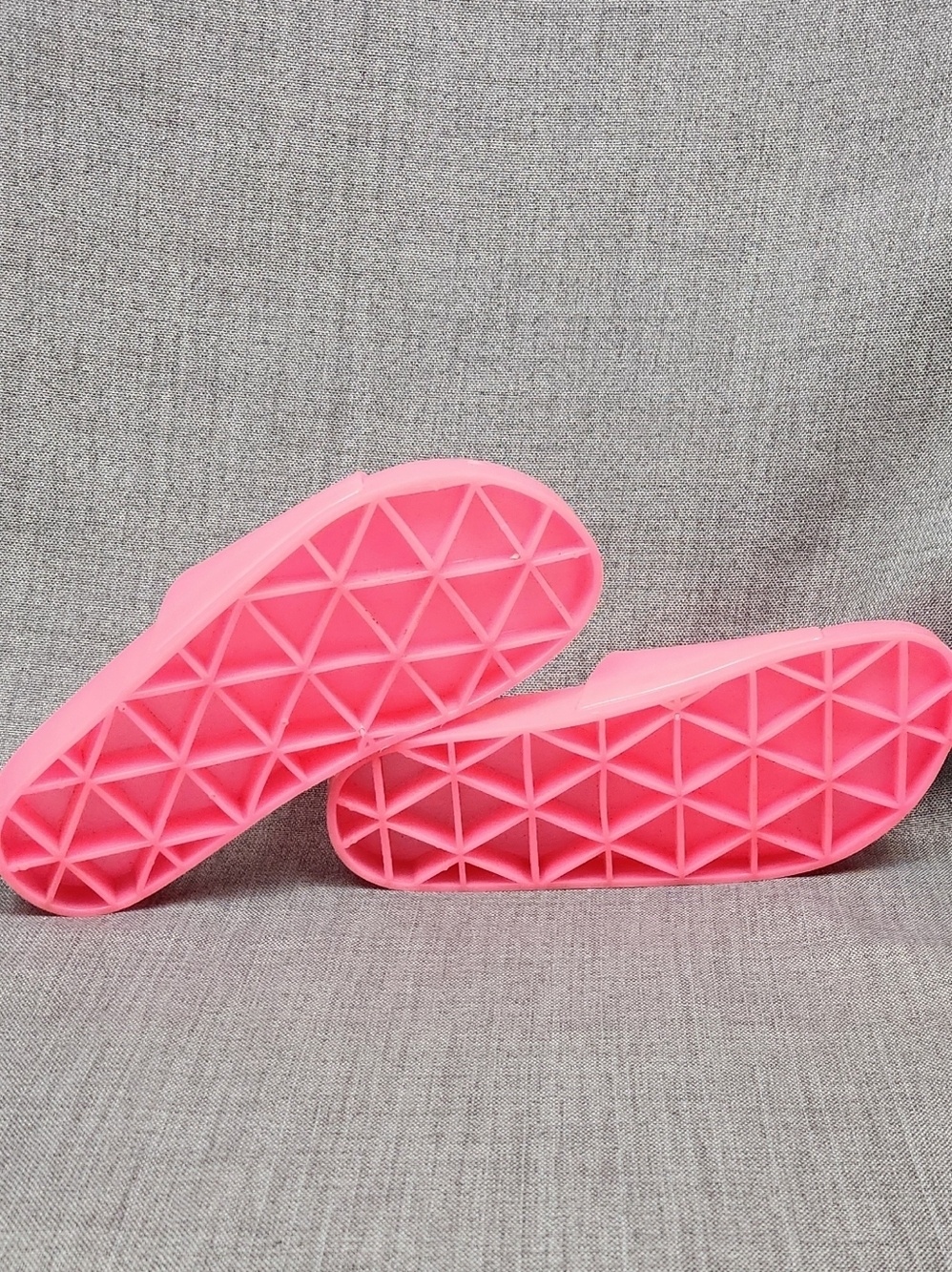 J. Crew Pink Floral Jelly Blossom Pool Slides Size 8. - Picture 8 of 10